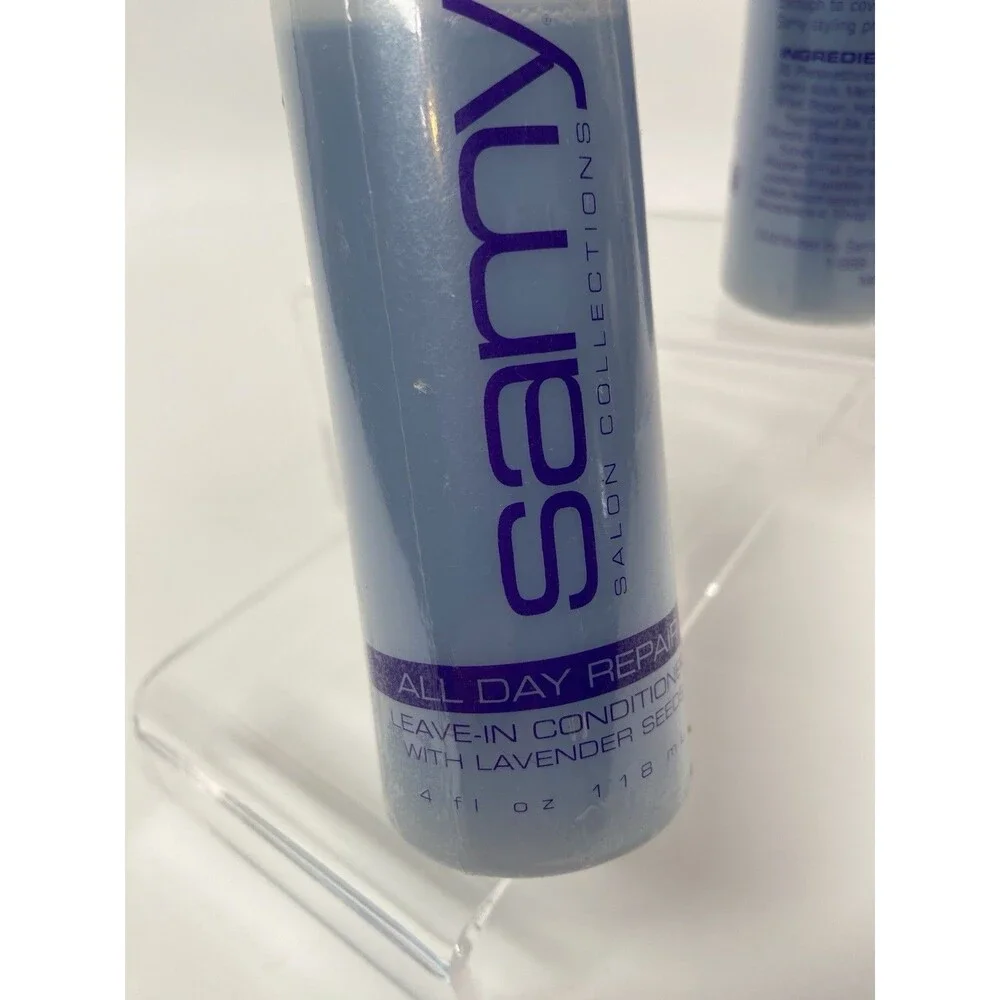 Samy Salon All Day Repair Leave-In Conditioner w Lavender Seeds Spray 4 oz - 2